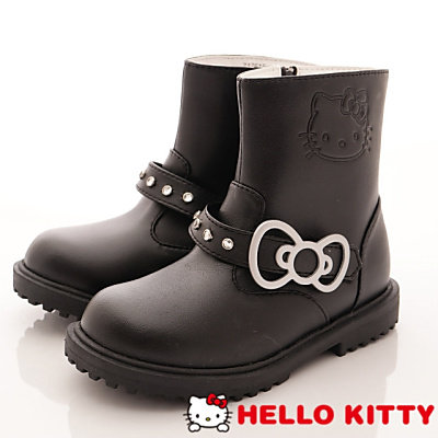 HELLO KITTY MIT TAIWAN Butterfly Knot Drill in the middle of a child boot black