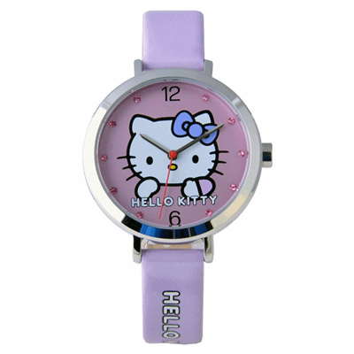 HELLO KITTY Hello Kitty Shy Fashion Watch-Purple 35mm