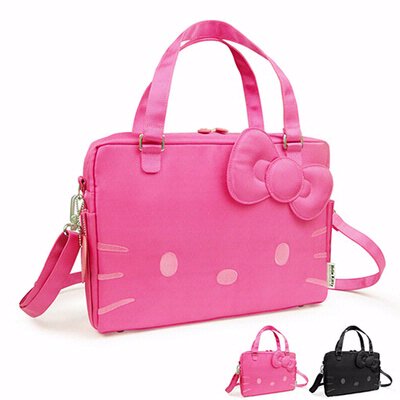 Hello Kitty 13 3-inch handheld shoulder-back dual-use NB computer bag