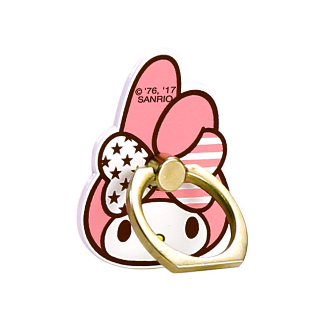 Sanrio My Melody Melody Melody ring buckle bracket (large head powder)