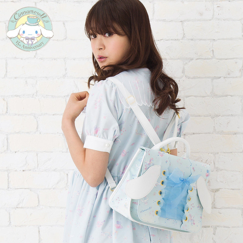 Sanrio Cinnamoroll 15 Annual series Big ear dog styling 2WAY rear shoulder bag