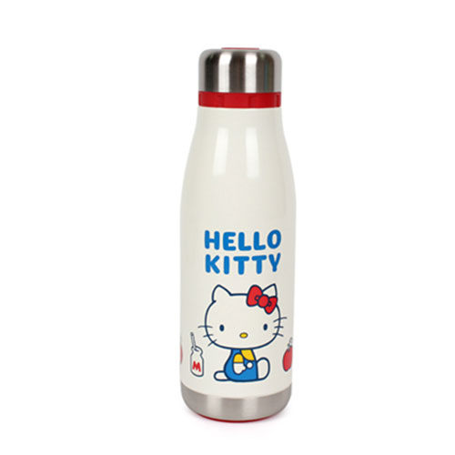 HELLO KITTY milk bottle molding lightweight stainless steel thermal insulation cold storage handy bottle 400ml (70s)