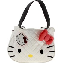 Loungely x Hello Kitty joint big face magazon handbag