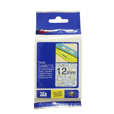 Brother TZe-UB31 SNOOPY Waist Label with 12mm (Black on Blue)