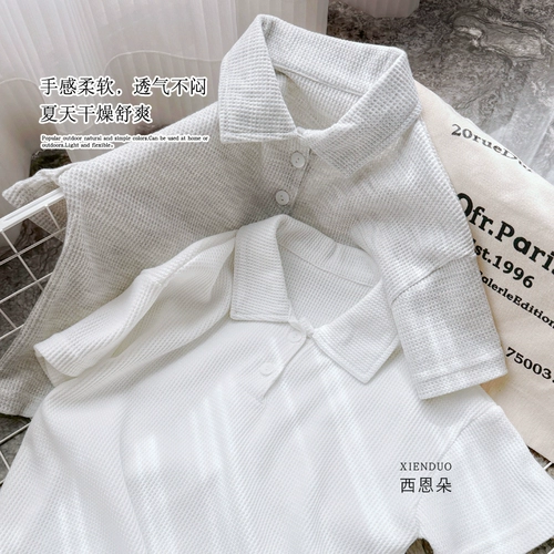 Детская летняя рубашка для мальчиков, освежающая футболка, в западном стиле, в корейском стиле