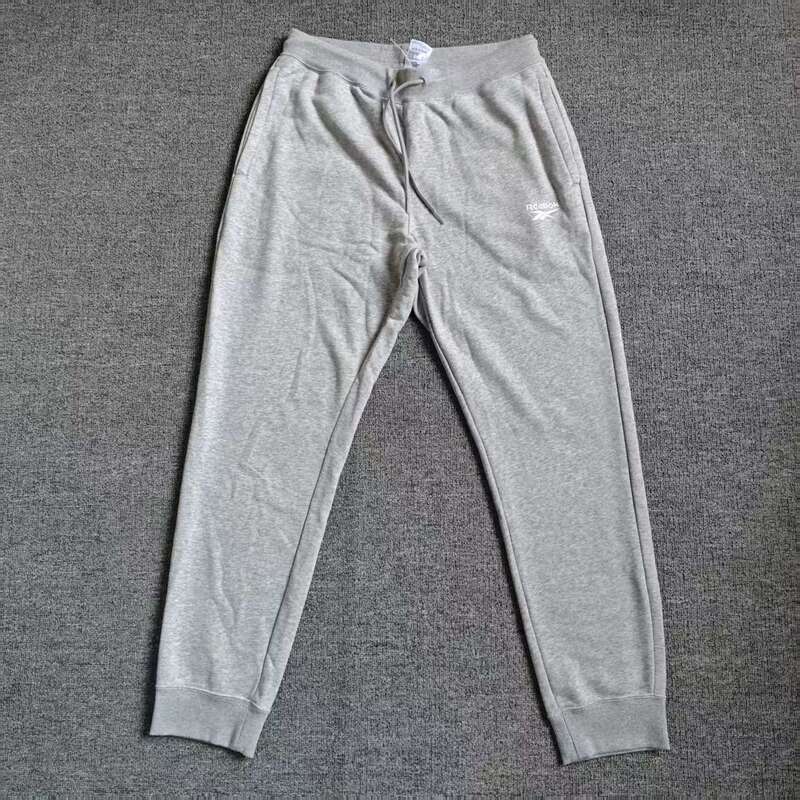 Reebok Men's Knitted Terry Small Logo Sports Jogger Pants Gr8492