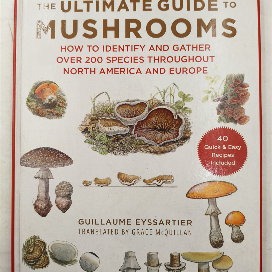 原版现货《The Ultimate Guide to Mushrooms》蘑菇终极指南，如何识别并安全收集200多种北美和欧洲蘑菇？自然科学