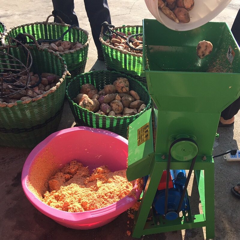 800 Sweet potato starch machine Milling machine Pulping machine Potato Pueraria mirifica lotus root ginger Sweet potato potato crushing with motor