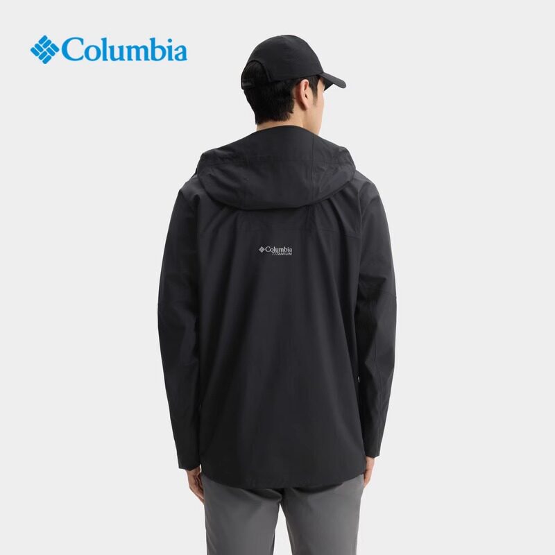 25 Spring and Summer New Colombian Men's Titanium Series Underarm Zipper 3L Waterproof Single-Layer Jacket We0180