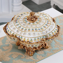 Eurostyle extravaganza with lid dried fruit tray living room home tea table swing upscale Candy Nut Containing snacking tray
