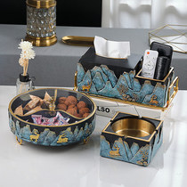 Home Living Room Tea Table Personality Creative Resin Fruit Pan Modern New Chinese Fruit Snacks Minima Dried Fruit Pan