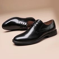 Italian cross-border e-commerce men dressed business leisure leather shoes leather tip of English gentlemans leather shoes