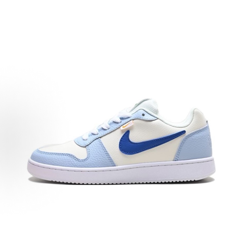 Nike Ebernon Fashionable and Comfortable Wear-Resistant Low-Top Sneakers for Men Blue and White Hj3490-141