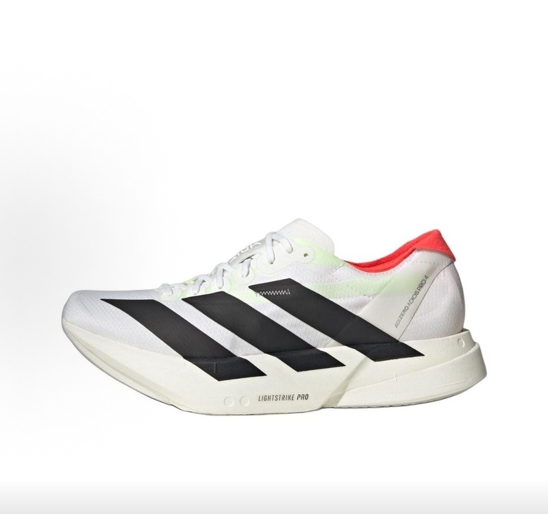 Adidas Adizero Adios Pro 4 Low-Top Running Shoes Men's White Jr1094 Adidas Adizero Adios Pro 4 Low-Top Running Shoes Men's White Jr1094