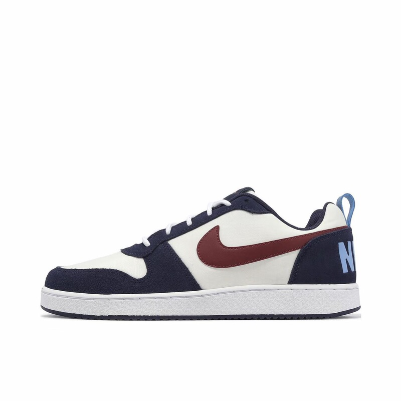 Nike Court Borough Premium Low-Top Sneakers Men's Blue and White Fv8109-161