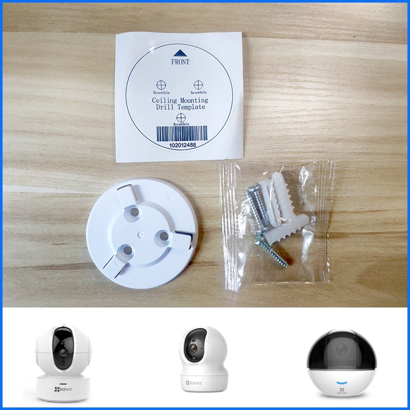 SeaConway view fluorite cloud C6TC camera hanging wall monitoring bracket inverted bottom mounting base mounting base fitting XP1 buckle