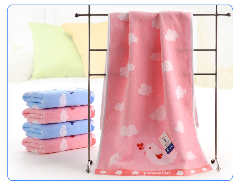Vàng số bông terry khăn hai nam tải và vài nữ lớn dày rửa khăn 105g mềm và thấm - Khăn tắm / áo choàng tắm khăn mặt sợi tre