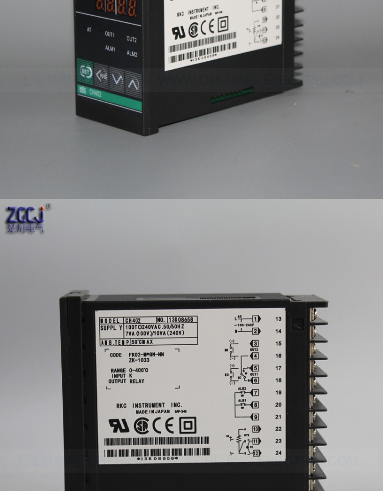 Dụng cụ điều khiển nhiệt độ đa chức năng 48X96 CH402 Bộ điều khiển nhiệt độ điều khiển nhiệt độ không đổi nhiệt ẩm kế điện tử