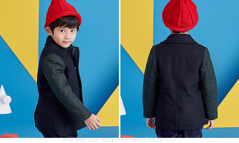 Manteau pour garcon GXG KIDS en laine - Ref 2161235 Image 12