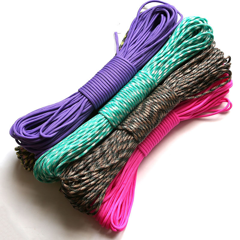 7 Seven Core Nylon Umbrella Rope Paratrooper Rope 25-48 Pull Rope Rope Escape Rope Rope 31 m
