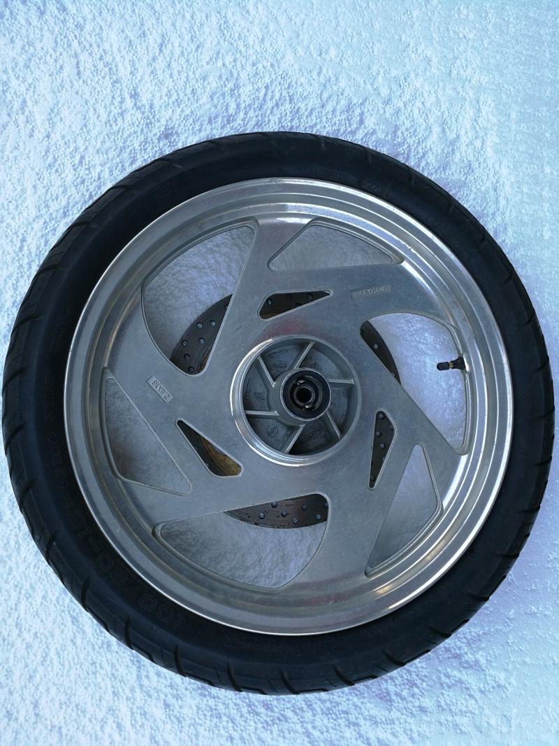 Bánh trước xe máy CF250T-5J Hurricane V3 V5 V9 vành thép phía trước CF250T-3A bánh trước phụ tùng nguyên bản - Vành xe máy vành xe