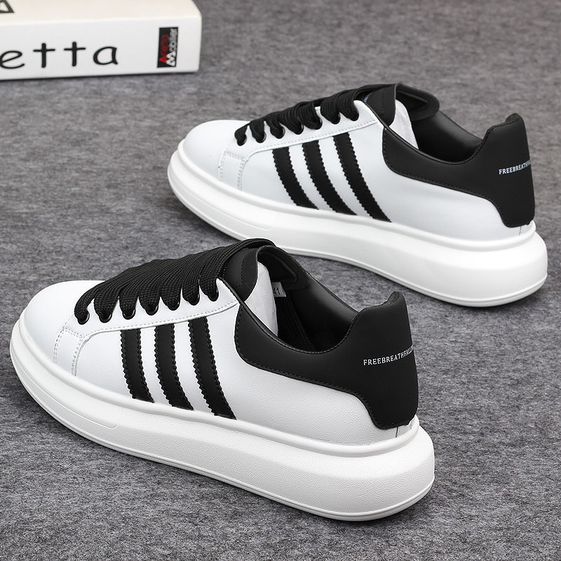 Hong Kong Tongan Supreme men's shoes 100 hitch small white shoes lovers thick bottom heightening sneaker board shoes