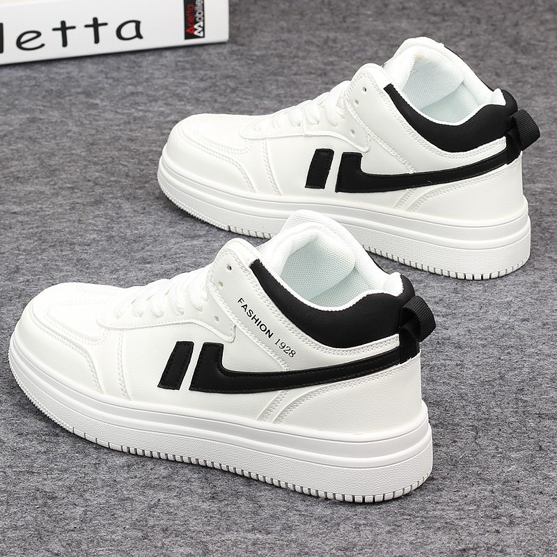 Hong Kong trendy brand Supreme high-tube men's shoes women's shoes small white shoes casual heightening couple sneakers