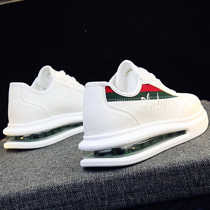 Hong Kong's same Supreme men's shoes lovers Little white shoes Heightening Hovershoe Sports Casual Board Shoes