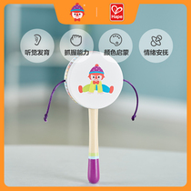 Gymboree Hape co-branded Yuedong rattle One-year-old baby boy and girl puzzle brain wooden early education toy