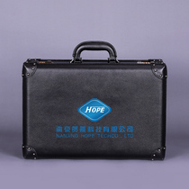 Retro right angle suitcase Black suitcase Net red retro suitcase Female male password pull box