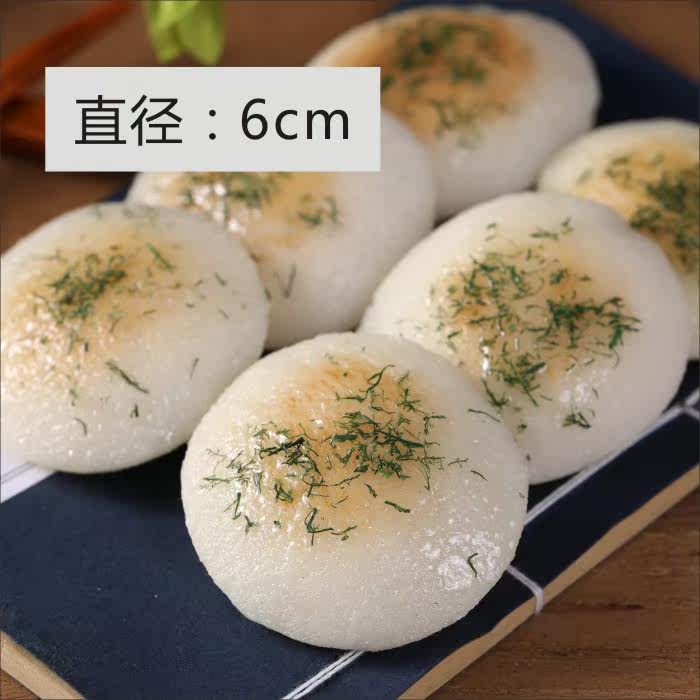 Red forest simulation moss rice steamed bun model hotel fake sample