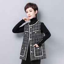 Net red 2021 New Spring mothers vest middle-aged lady temperament outer coat 40-50 year old female waistcoat