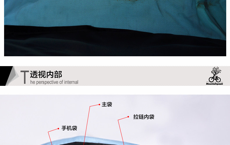 Sacoche pour vélo MOUNTAINPEAK - Ref 2213724 Image 16
