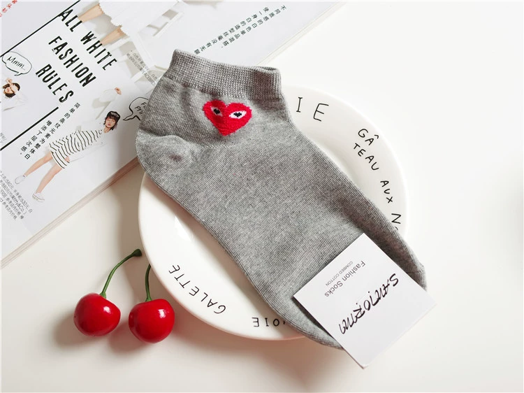 Phong cách Nhật Bản yêu mắt vớ vớ cotton nữ vớ Hàn Quốc nhập khẩu Sen vớ bốn mùa vớ ngắn eo