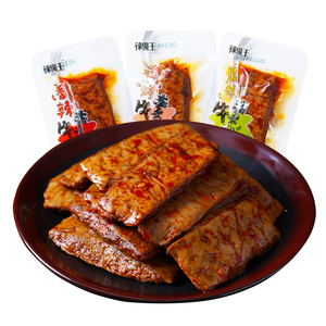 辣魔王手撕素牛排素肉牛排网红零食豆干小吃豆制品麻辣休闲食品