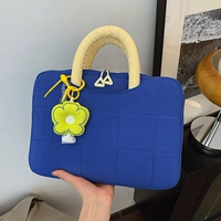 Синий + подвеска в виде цветка [объем 14 дюймов]