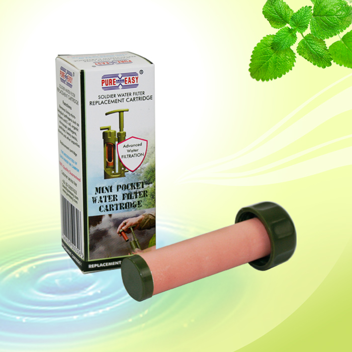 Net Easy Single Soldier Water Purifier PF111 Replacement Filter Core Single Soldier Filter Filter Core Outdoor Degeria Direct Drink Ceramic Core