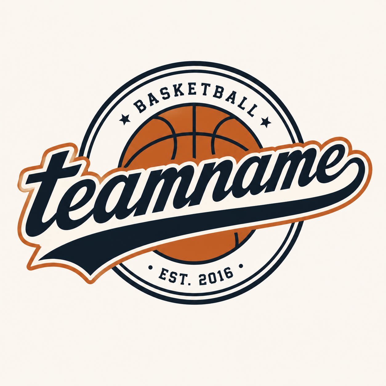 TEAMNAME篮球运动的LOGO