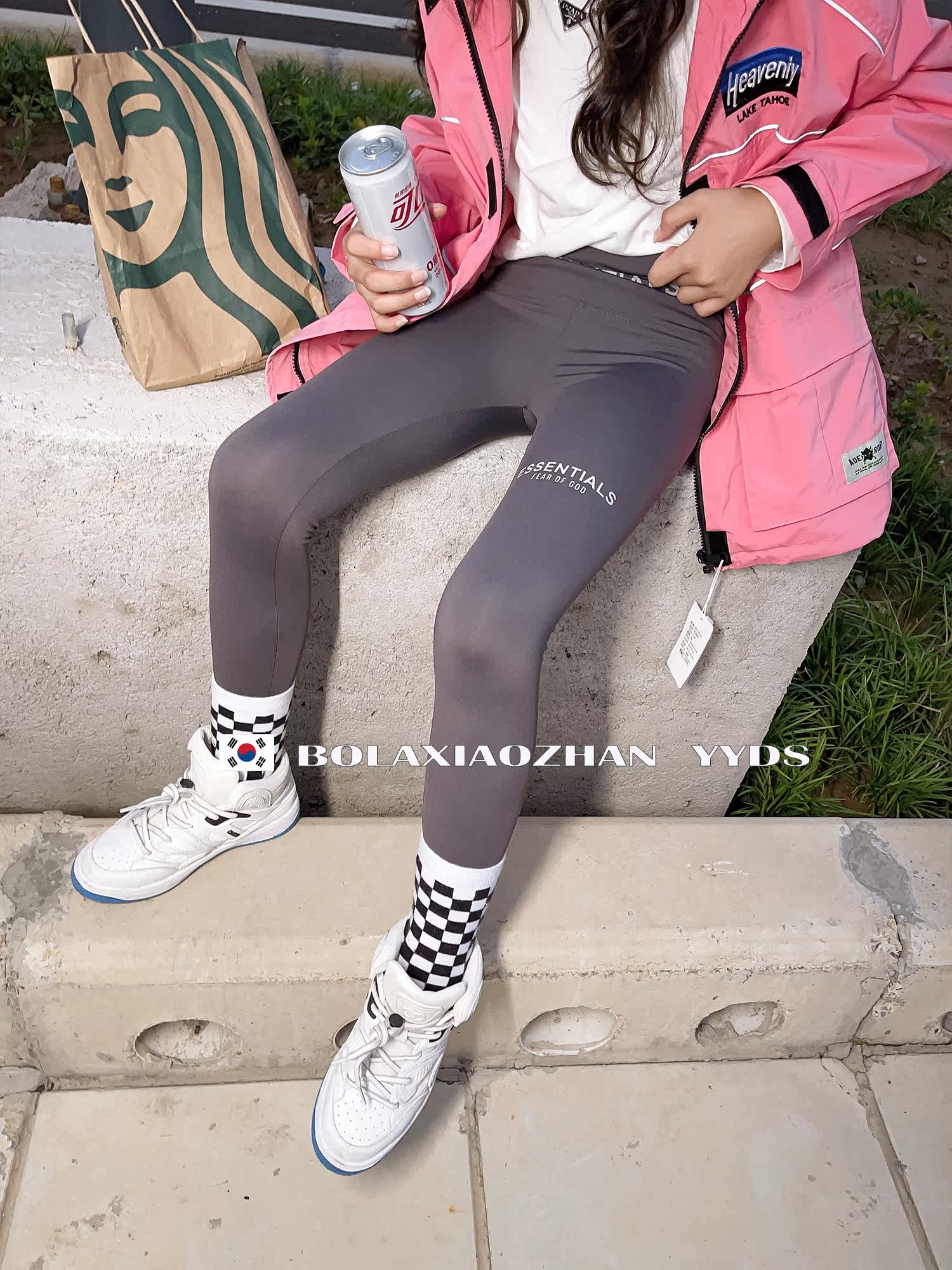 Girl Inside Lap Pants Fall 2021 New Children Shark Pants Large Child Spring Autumn Outwear Elastic Body Pants Tide