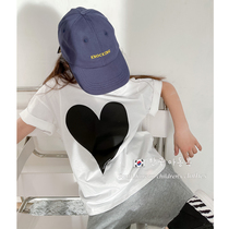 Pola small station girl short sleeve T-shirt 2021 Summer pure cotton CUHK Scout child summer loaded half-sleeve compassionate