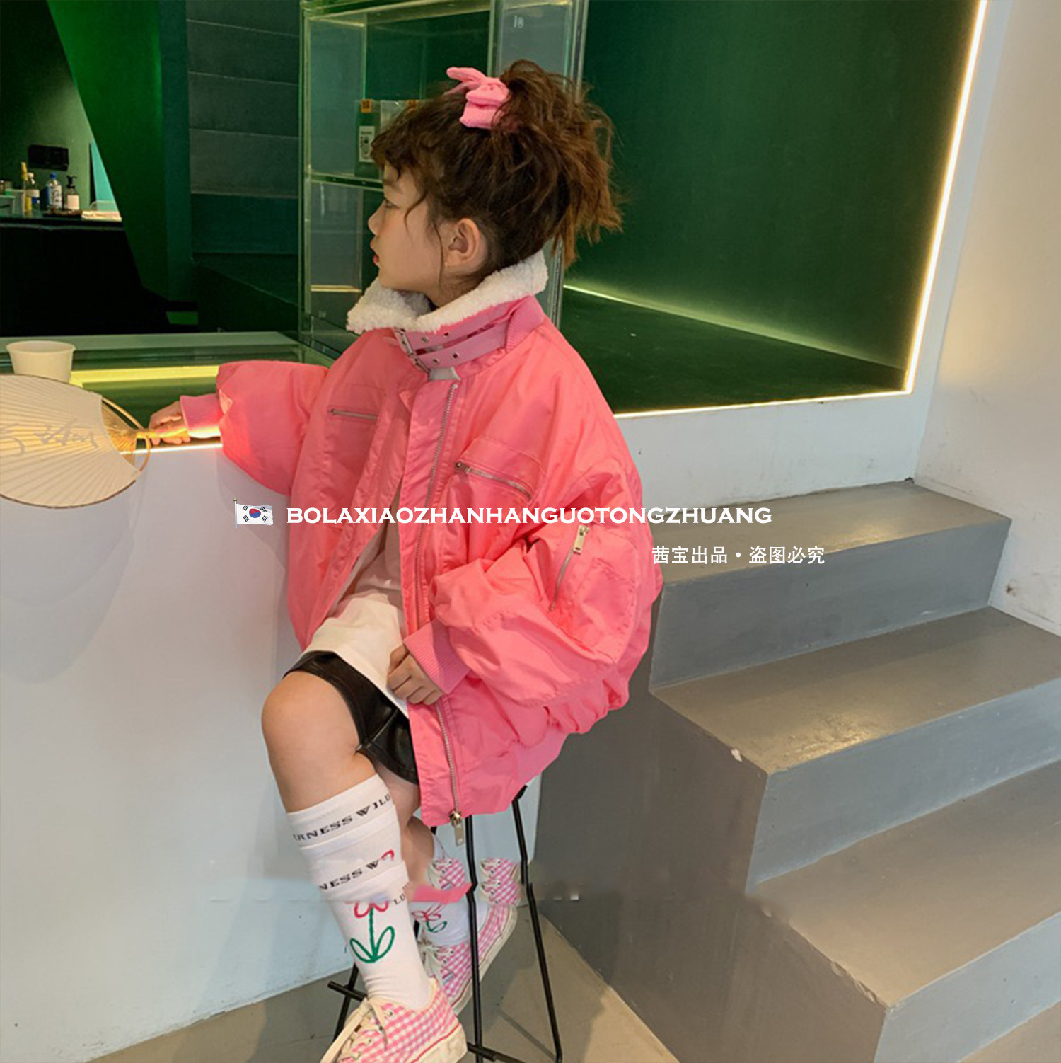 Girls' cotton clothing winter clothing 2022 new children's Western style autumn and winter cotton-padded jackets in the big children's loose down cotton-padded jacket tide