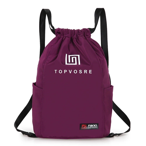 Рюкзак, вместительная и большая сумка для путешествий подходит для мужчин и женщин, нейлоновый мешочек, коллекция 2023, на шнурках