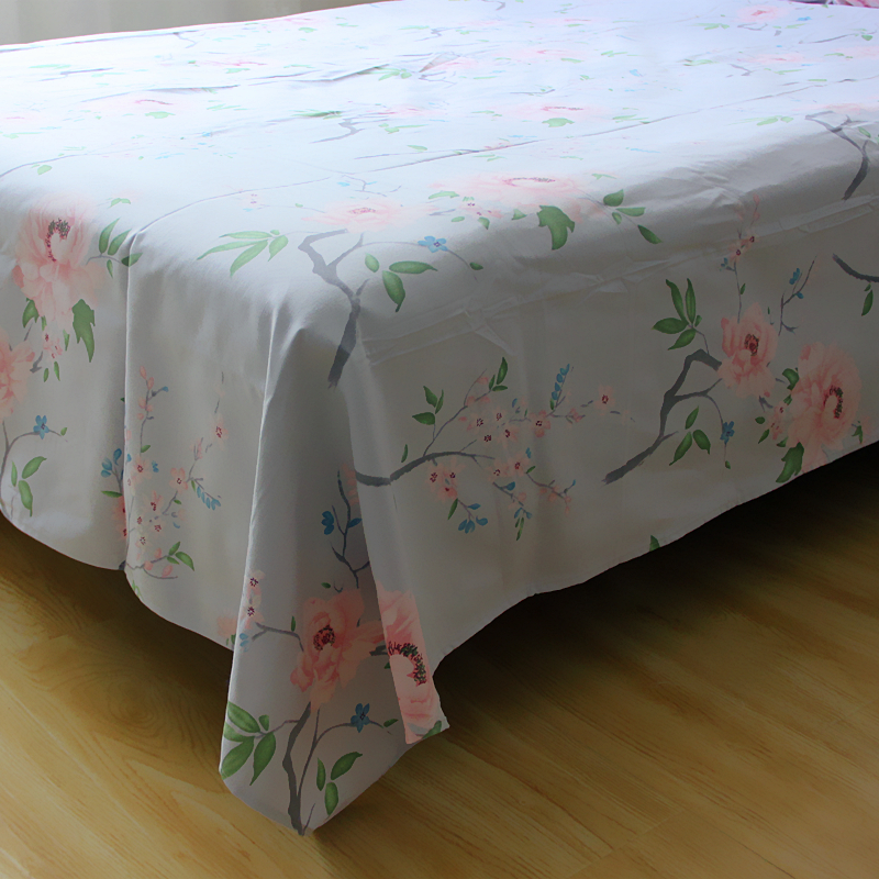 Mùa hè đơn giường đôi đơn vải cũ vải thô vải cotton mat đơn 1.2 1.5 giường 1.8 giường ga trải giường