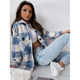 Women2022FashionINSStyleLoosePlaidLongSleeveJacket