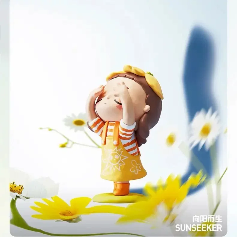 POPMART Pop Mart Nyota Four Seasons Series Figure Blind Box Trendy and Soft Life Ornaments