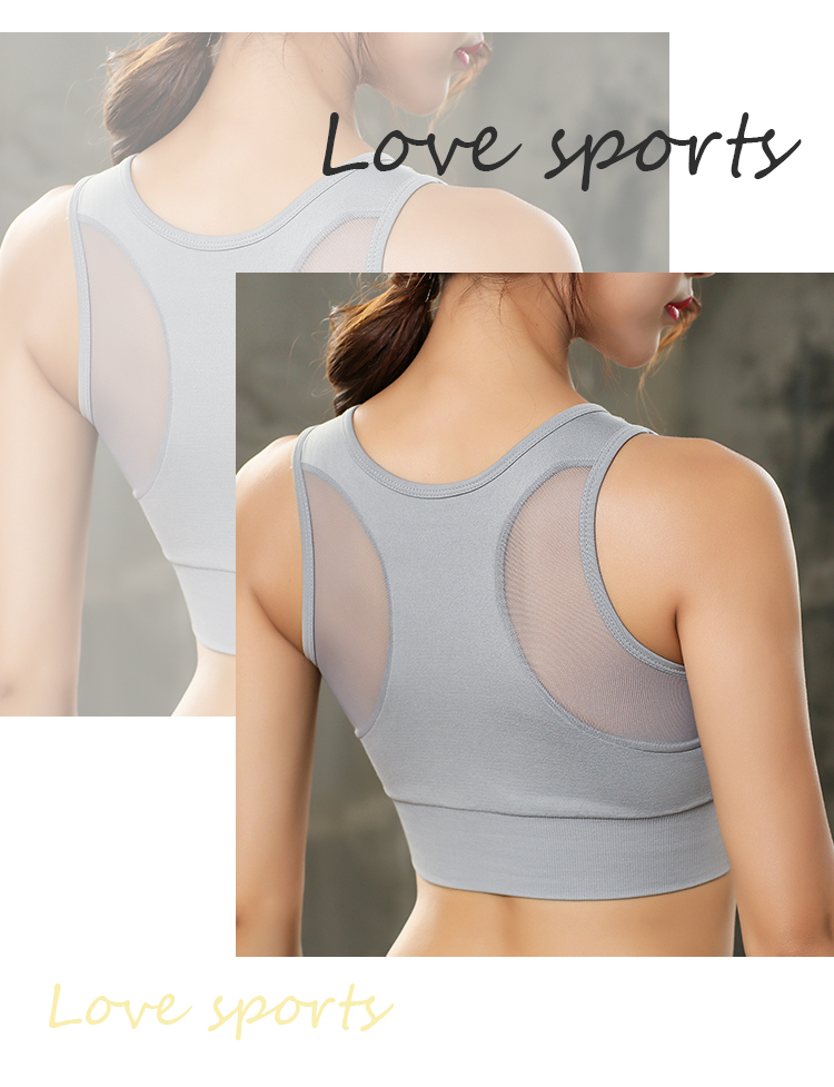 Áo ngực thể thao nữ chạy vest tập hợp chống sốc tập luyện mà không có vòng thép tập thể dục áo ngực yoga làm đẹp trở lại đồ lót áo lót thể thao loại nào tốt