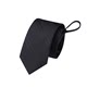 Zipper tie for men 6CM lazy black formal style easy-to-pull Korean style groom wedding burgundy