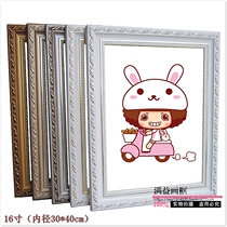 Digital oil picture frame European style Sketch frame bronzing solid wood photo frame 16 inch customized 30 * 40cm