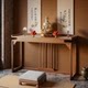 New Chinese-Style Altar Table Made of North American Black Walnut Wood for Home Use, Suitable for Offering Incense to Guanyin, the God of Wealth, and Offering Table for Worship, Buddhist Shrine, and Altar