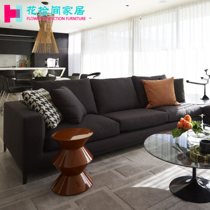 Huashijian furniture Italian fiberglass living room bedroom coffee table sofa multi-color small side a few special-shaped three-section pier